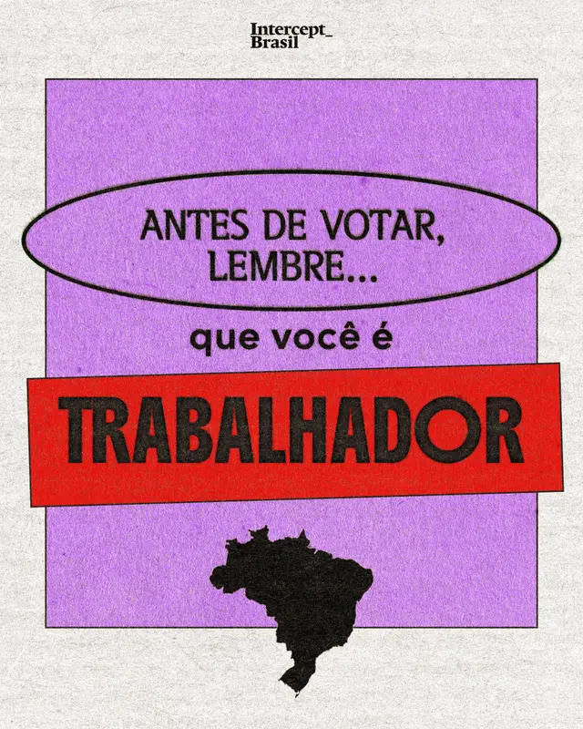 Lembre que vc é trabalhador