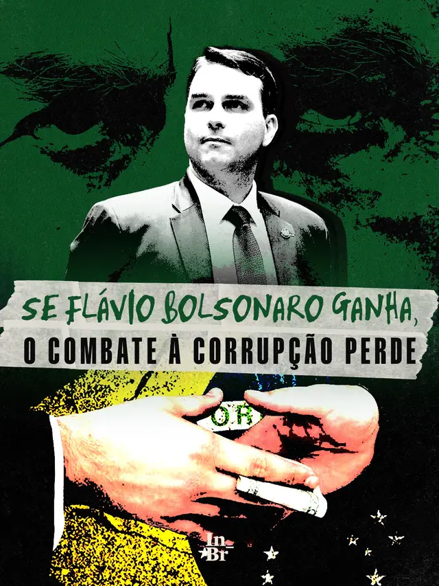 Se o Flávio ganha o combate à corrupção perde